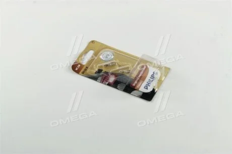 Лампа розжарювання W1,2W 12V 1.2W W2X4,6d 2шт blister (вир-во Philips) PHILIPS 12516 B2