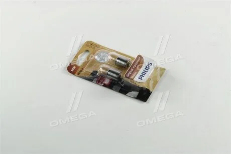 Лампа розжарювання R5W 12V 5W BA15s VISION 2шт blister (вир-во Philips) PHILIPS 12821B2
