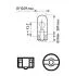 W2,2W 12V 2,2W W2,1X9,5d PHILIPS 12960CP (фото 3)