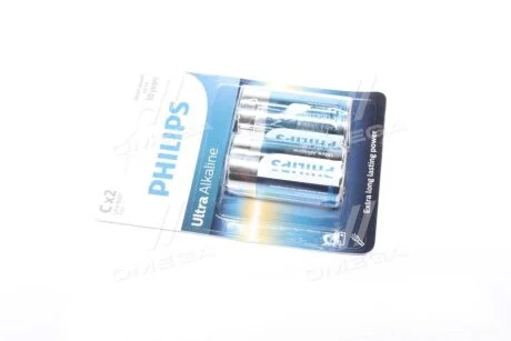 Батарейки циліндричні, лужні PHILIPS LR14E2B/10