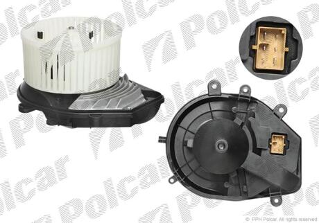 Вентилятор салону Audi A4 Skoda Superb I Vw Passat 1.6-2.8 11.94-03.08 POLCAR 1324NU-2