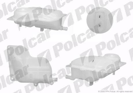 Бачок компенсаційний VAG A4/A6/Superb/Passat 1.8/1.8T/1.9TDI/2.4 94- POLCAR 1324ZB-1