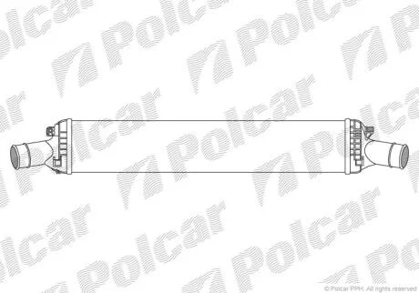 Інтеркулер AUDI A4 2.7 TDI 08-16 POLCAR 1337J82