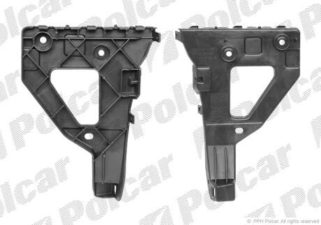 Кріплення бамперу праве Audi A6 C6 08-11 POLCAR 13380712