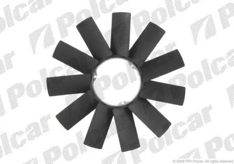 Вентилятор радiатора Bmw E34/E39/E32/E38/E34 POLCAR 200023F7