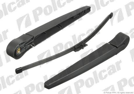 Щітка склоочисника задн. з привідним важелем Flat 340mm BMW POLCAR 2040RWT1