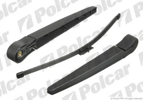 Щітка склоочисника задн. з привідним важелем Flat 340mm BMW POLCAR 2040RWT1