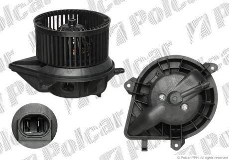 Вентилятор салону Citroen Berlingo/Peugeot Partner 96-15 +AC POLCAR 2351NU-1