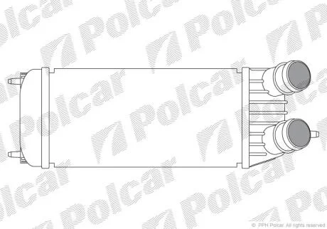Інтеркулер PSA Expert/Jumpy/Scudo 1.6D/Hdi 07- POLCAR 2397J81
