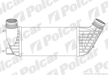 Інтеркулер PSA Expert/Jumpy/Scudo 2.0Hdi 07- POLCAR 2397J8-2