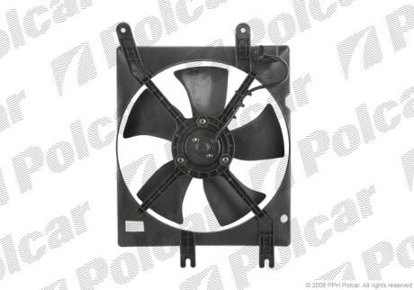 Вентилятор радіатора Chevrolet Lacetti, Daewoo Nubira 1.4-2.0D 05.03- POLCAR 250523W3