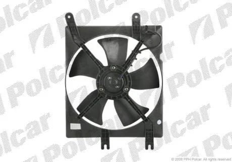 Вентилятор радіатора Chevrolet Lacetti, Daewoo Nubira 1.4-2.0D 05.03- POLCAR 250523W3