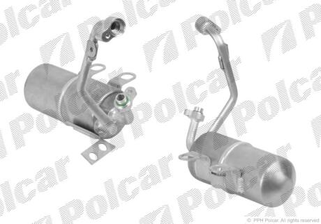 Осушувач кондиціонера Focus C-Max, Focus, Tourneo Connect Mazda 3 1.6D-2.5 06.02-12.13 POLCAR 3202KD-1