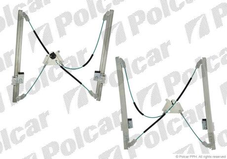 Склопідіймач перед.лівий без двигуна DB Vito 639 POLCAR 5040PSG1