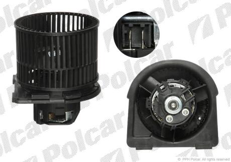 Вентилятор салону Opel Vectra B 1.6-2.6 09.95-07.03 POLCAR 5516NU-2