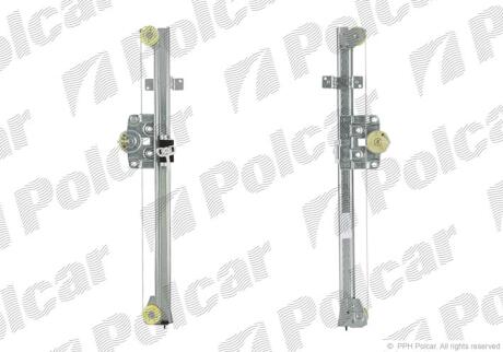 Склопідіймач електричний передній правий (без двигуна) Fiat Ducato 2006- POLCAR 5770PSG2