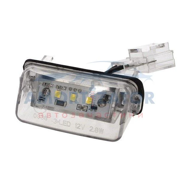 Ліхтар номерного знака Citroen Berlingo, C3 Picasso, C4 Picasso I, Xsara Picasso Peugeot 206, 207, 306, 307, 406, 407 06.94- POLCAR 57909580E (фото 1)