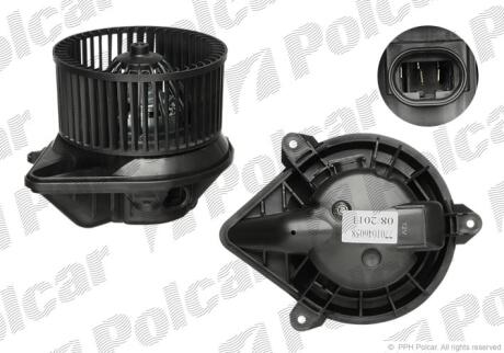 Вентилятор салону Renault Megane 1.4-2.0 96-03 POLCAR 6007NU-1