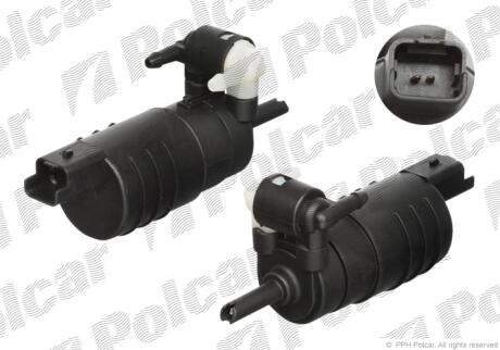 Насос склоомивача Renault Clio II (BB0/1/2_, CB0/1/2_)Espace (JE0_)Kangoo (KC0/1_)Kangoo Express (FC0/1_)Laguna (B56_, 556_)Laguna Grandtour (K56_)Megane Scenic (JA0/1_)Scenic I (JA0/1_)Twingo (C06_) POLCAR 6032PS-1