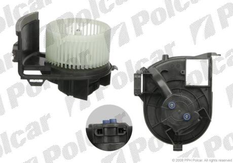 (Denso) Вентилятор салону Renault Clio III/Kangoo 05- (+AC) POLCAR 6055NU2X