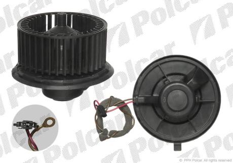 Моторчик вентилятора салону VW Caddy 1994-2004 POLCAR 6713NU-1
