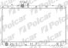 Радіатор двигуна (мкпп) Fiat Sedici Suzuki Sx4 1.5/1.6 06.06- POLCAR 743508-1 (фото 1)