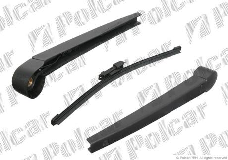 Щітка склоочисника задн. з привідним важелем Flat 280mm VW Golf VI 08-13 POLCAR 9518RWT1