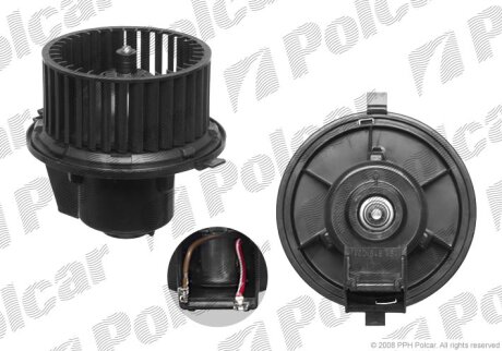 Вентилятор салону Seat Toledo VW Corrado, Golf II, Jetta 1.0-2.9 08.83-03.99 POLCAR 9534NU-1