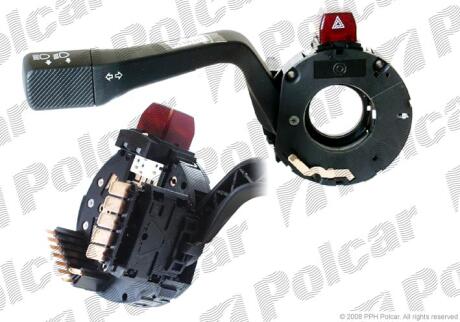 Перемикач поворотiв VW Golf 89-91/Polo 91-/Passat 88- POLCAR 9546PZS1