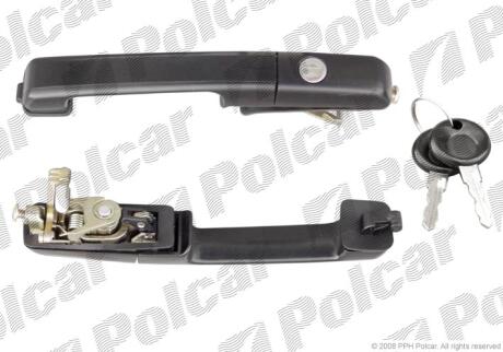 Ручка дверей передня ліва VW Passat 88- POLCAR 9546Z-41