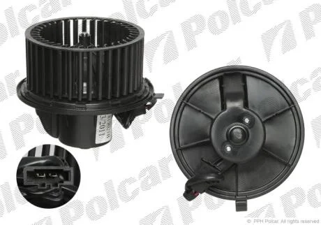 Вентилятор салону VW T-4 1.9D-2.8 07.90-06.03 POLCAR 9566NU1