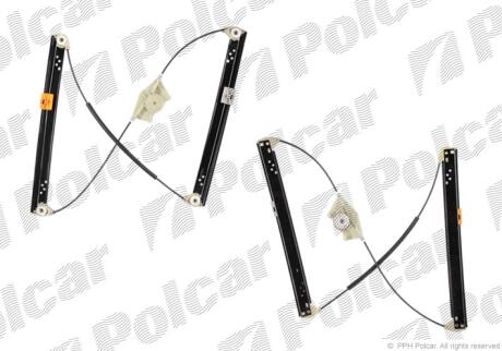 Склопідіймач лівий перед. VW Touareg 3.2 V6 02-10 POLCAR 9580PSG1