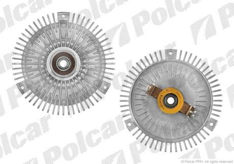 Віскомуфта вентилятора радіатора DB E-Klasse W210 320 CDI 99-03 POLCAR SV-6039S