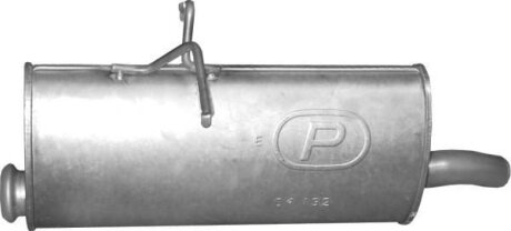 Глушник задн. CITROEN BERLINGO, PEUGEOT PARTNER (2002-08) Turbo Diesel (Polmostrow) POLMOstrów 04.132