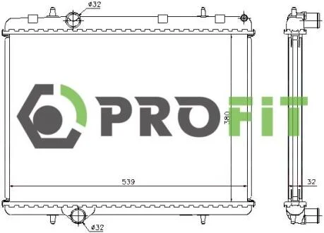 Радіатор охолоджування PROFIT 17400089