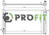 Радіатор охолоджування PROFIT 1740-0266 (фото 1)