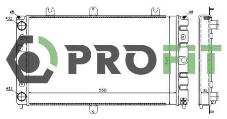 Радіатор охолоджування PROFIT 17401502