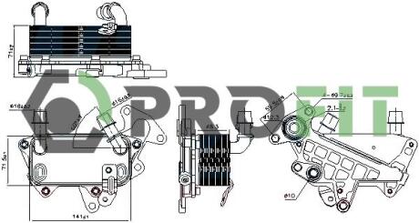 Радіатор масляний PROFIT 1745-0066