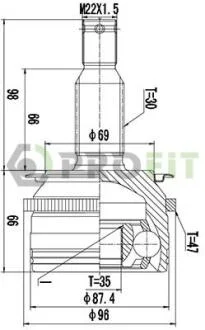 ШРУС PROFIT 27103027