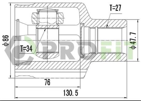 ШРУС PROFIT 2810-2036