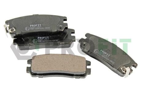 Комплект гальмівних накладок, дискове гальмо PROFIT 5000-1017