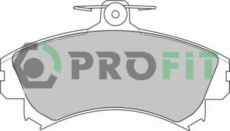 Колодки гальмівні дискові PROFIT 50001093
