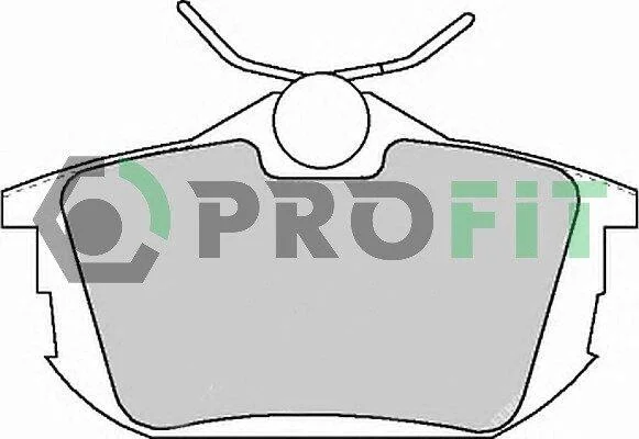 Колодки гальмівні дискові PROFIT 50001095 (фото 1)
