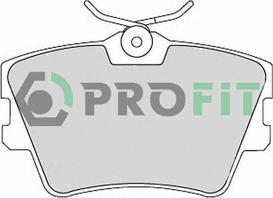 Колодки гальмівні дискові PROFIT 50001132 (фото 1)