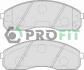 Колодки гальмівні дискові PROFIT 5000-1595 (фото 1)