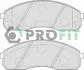 Колодки гальмівні дискові PROFIT 50001595 (фото 1)