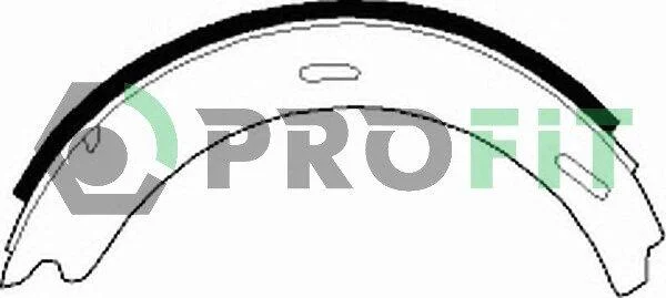 Колодки гальмівні барабанні PROFIT 50010196 (фото 1)