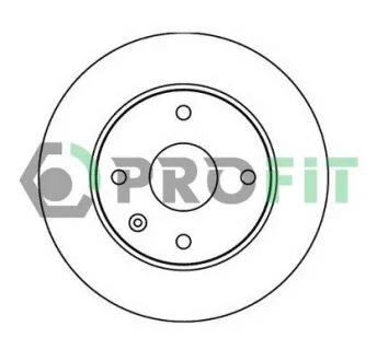 Диск гальмівний PROFIT 50101257