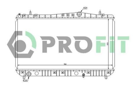 Радіатор охолоджування PROFIT PR 1110A1