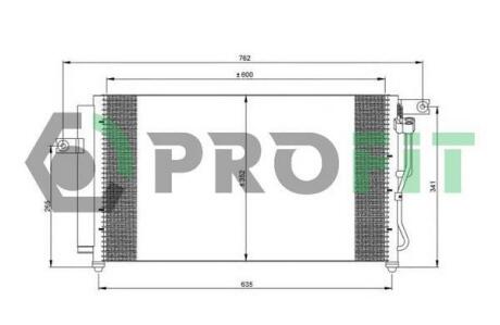 Конденсер кондиціонера PROFIT PR 1301C1